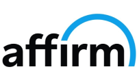 Affirm logo is a program we offer were you buy now and pay later