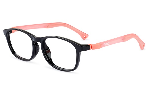 Nano Power Up Glow 3.0 Kids Eyeglasses Black/Pink Glow