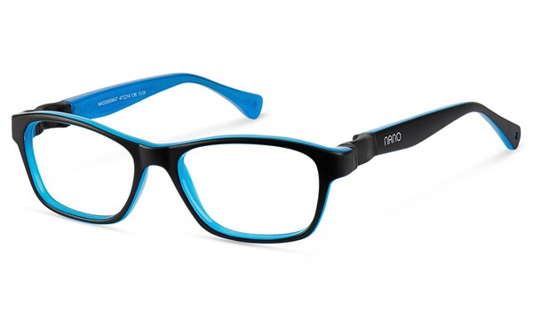 Nano Gaikai 3.0 Kids Eyeglasses Matt Black/Blue 