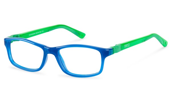 Nano Crew 3.0 Kids Eyeglasses Crystal Blue/Green 
