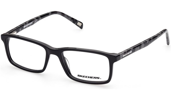 Skechers SE1185 Kids Glasses Shiny Black 001