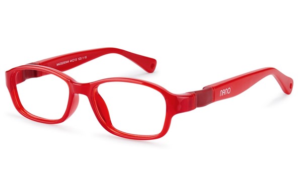 Nano Twitch 3.0 Kids Eyeglasses Crystal Red/Red