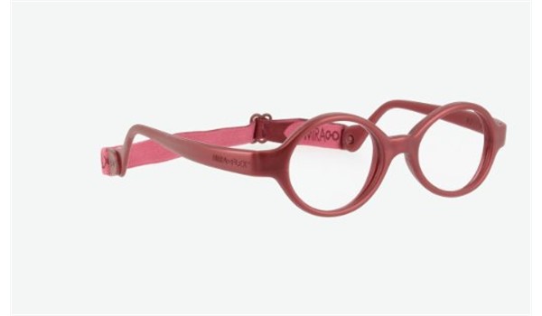 Miraflex Baby Lux Kids Eyeglasses Burgundy Metallic-KM