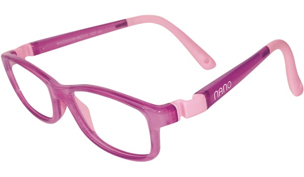 Nano NAO50239 Game-Over Kids Eyeglasses Purple/Violet Eye Size 46-17 (6-8 Years)