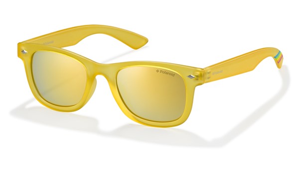 Polaroid Kids PLD-8009/N Sunglasses Polarized Transparent Yellow-0PVI-LM