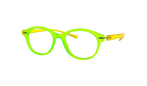 iGreen V4.09-C05M Kids Eyeglasses Matt Acid Green/Shiny Yellow
