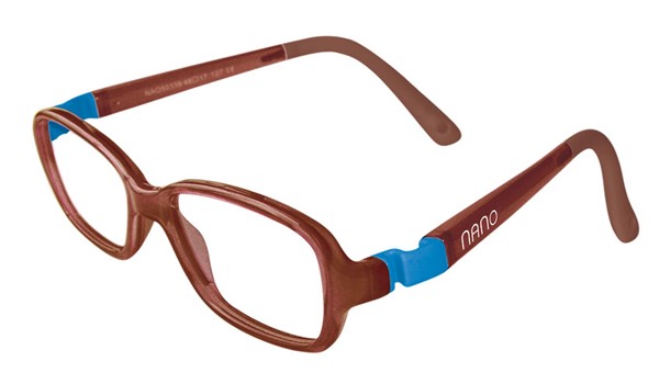 Nano NAO50062 Re-Play Kids Eyeglasses Brown/Blue Eye Size 42-15