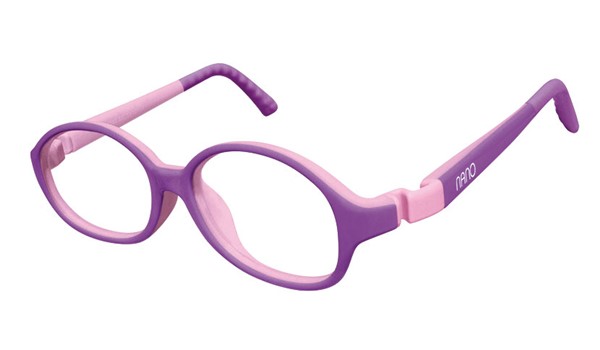 Nano NAO511142 Popping Kids Eyeglasses Purple/Violet Eye Size 42-15