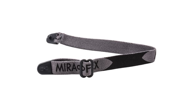 Miraflex Elastic Band  Eyeglasses EBJ Dk Gray/Black