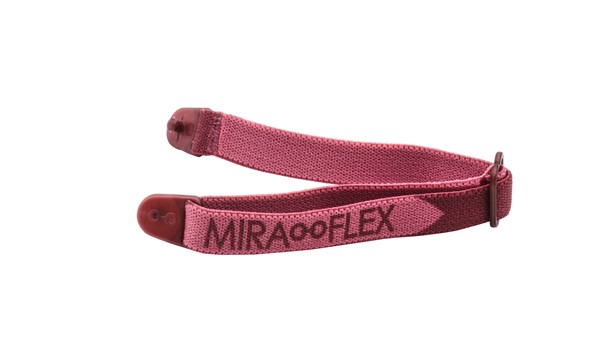 Miraflex Elastic Band  Eyeglasses EBKM Burgundy Metallic