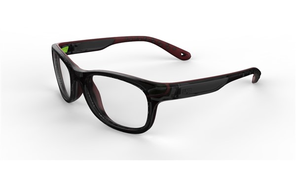 Rec Specs Liberty Sport  Z8-Y20 Kids Indesctructible Eyeglasses Charcoal/Burgundy #330