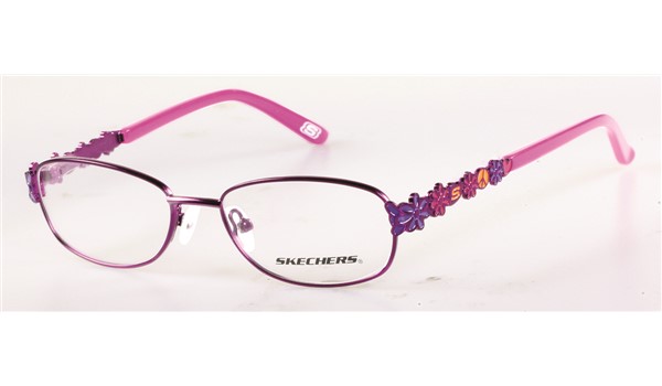 Skechers SK1537 Kids Eyeglasses Pink/Purple