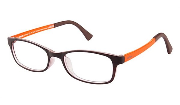 Crocs JR036 Kids Eyeglasses Brown/Orange 40OE