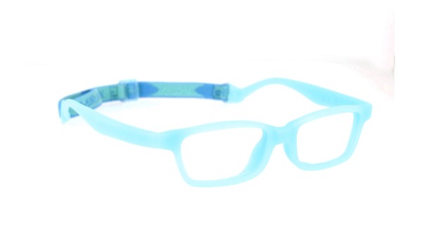 Miraflex Mayan 39  Eyeglasses Clear Blue-EC