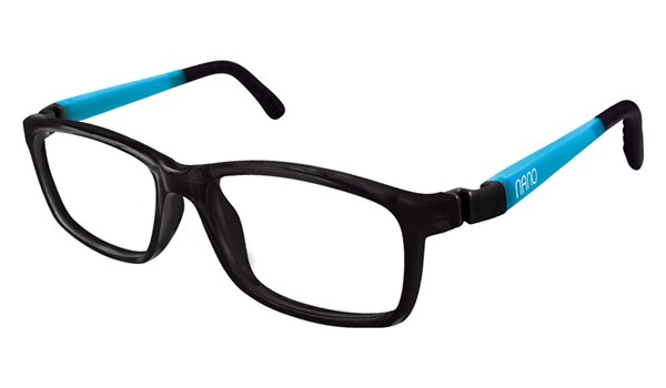 Nano Fangame Glow 3.0 Kids Eyeglasses Black/Glowing Blue