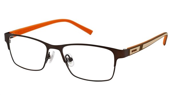 Crocs JR060 Kids Eyeglasses 40OE Brown/Orange