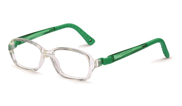 Nano NAO50003  Re-Play Kids Eyeglasses Clear/Green Eye Size 42-15 (2-4 Years)
