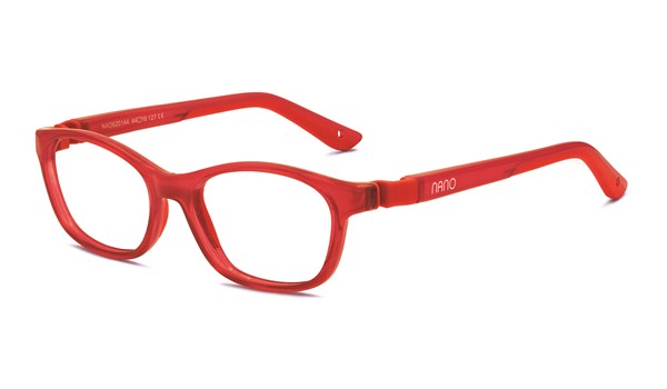 Nano NAO620242 Camper Kids Eyeglasses Crystal Red/Red Eye Size 42-15 (2-4 Years)     