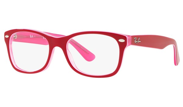 Ray-Ban Junior RY1528-3761 Kids Glasses Trasp Pink on Top Bordeaux