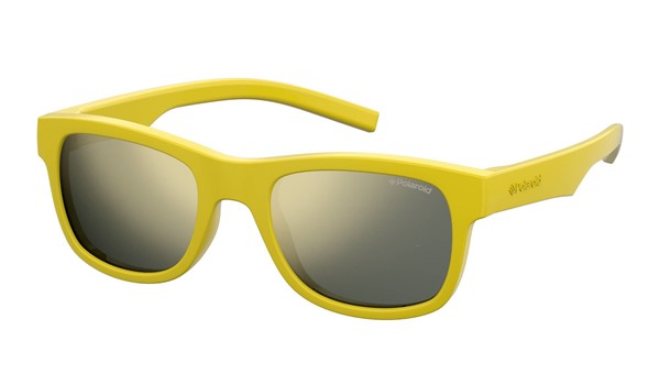 Polaroid Kids PLD-8020/S/SM Sunglasses Polarized 040G-LM Yellow/Gray