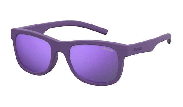 Polaroid Kids PLD-8020/S Sunglasses Polarized 02Q1-MF Violet/Purple