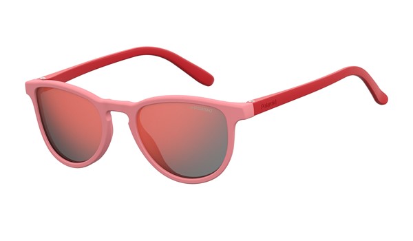 Polaroid Kids PLD-8029/S Sunglasses Polarized 0AC48 Pink Red