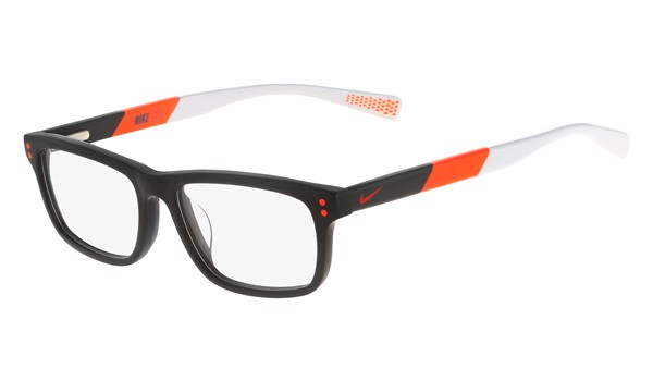 Nike 5535-068 Kids Eyeglasses Dark Grey/Total Orange