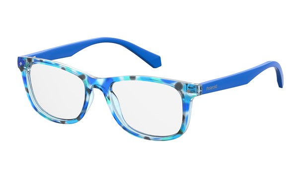 Polaroid Kids Glasses PLD D813 0JBW Blue Havana