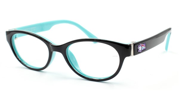 Rec Specs Liberty Sport  Z8-Y60 Kids Indesctructible Eyeglasses Shiny Black/Teal #222