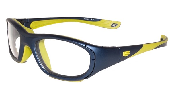 Rec Specs Liberty Sport RS-40 Protective Kids Glasses Matte Navy/Green #638