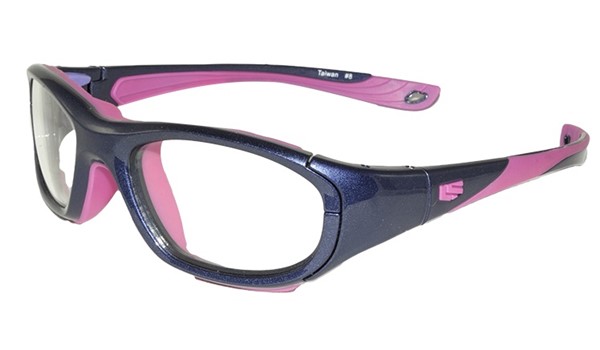 Rec Specs Liberty Sport RS-40 Protective Kids Glasses Shiny Purple/Pink #659