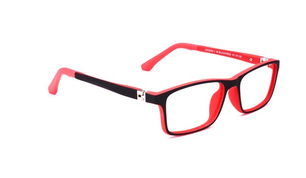 Maxima Eyewear MX3068-1 Kids Glasses Black/Red 47-15 (6-8 Years)  