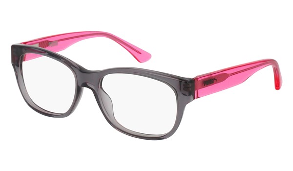 Puma Junior Kids Eyeglasses PJ0003O-003 Grey/Pink