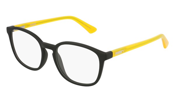 Puma Junior Kids Eyeglasses PJ0017O-006 Black/Yellow
