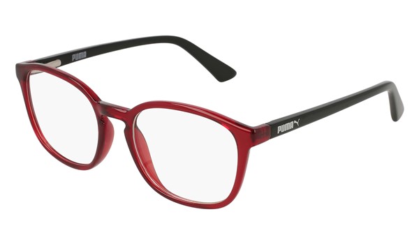 Puma Junior Kids Eyeglasses PJ0017O-008 Black/Red