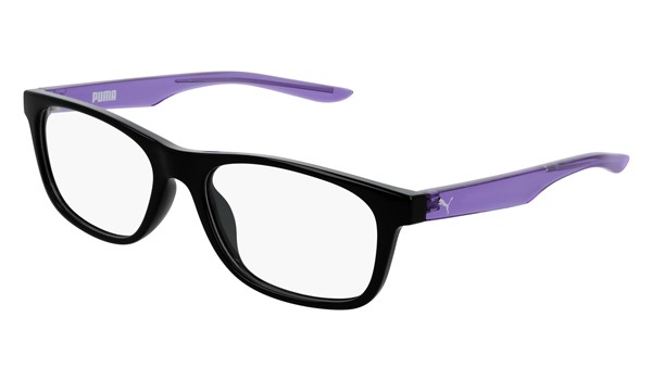 Puma Junior Kids Eyeglasses PJ0030O-004 Black/Violet
