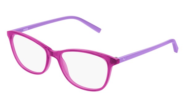 Puma Junior Kids Eyeglasses PJ0033O-002 Pink/Violet