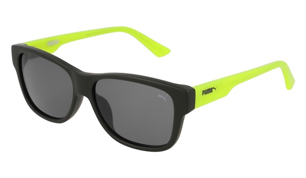 Puma Junior Kids Sunglasses PJ0004S-005 Black/Green