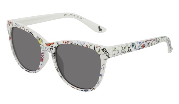 Stella McCartney Kids Sunglasses SK0038S-007 Multi/Grey Lenses 