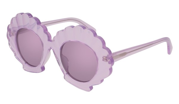 Stella McCartney Kids Sunglasses SK0041S-001 Crystal Violet/Violet Lenses