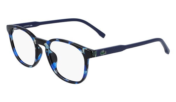 Lacoste L3632-215 Kids Eyeglasses Havana/Blue - Optiwow