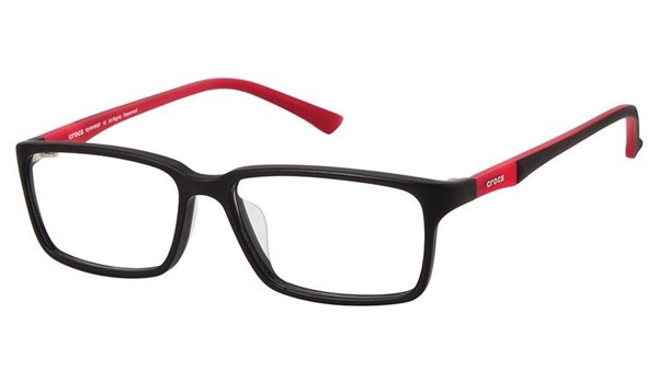 Crocs JR081 Kids Eyeglasses 20RD Black/Red