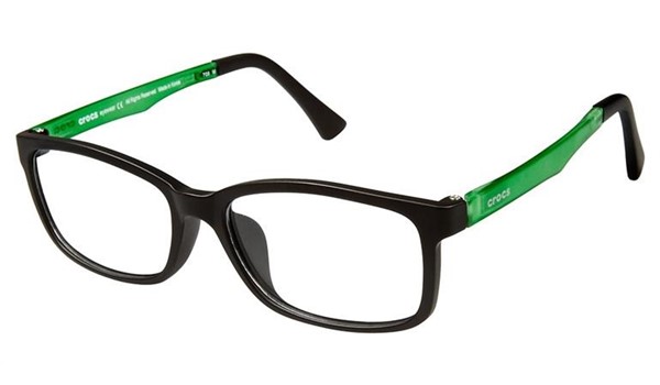 Crocs JR6028 Kids Eyeglasses 20GN Black/Green