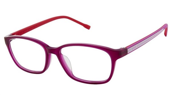 Crocs JR088 Kids Eyeglasses 35RY Purple/Red