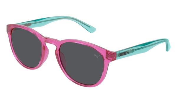 Puma Junior Kids Sunglasses PJ0024S-006 Pink/Smoke Lenses