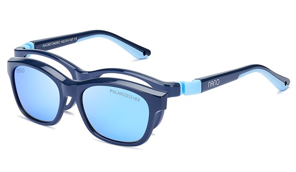 Nano Camper Solar Clip 3.0 Kids Sunglasses Navy/Blue