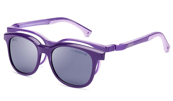 Nano Pixel Solar Clip 3.0 Kids Eyeglasses Purple / Lilac