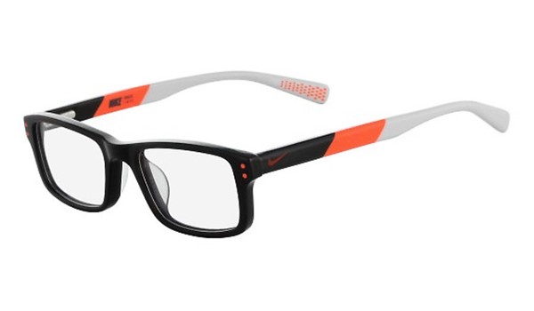 Nike 5537-060 Kids Eyeglasses Dark Grey/Total Orange