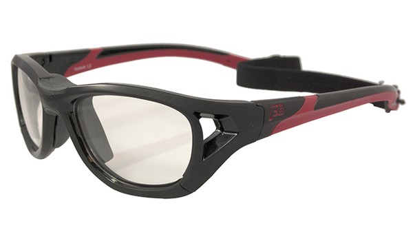 Rec Specs Liberty Sport Sport Shift Protective Kids Glasses Matte Black/Red #203