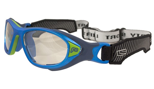 Rec Specs Liberty Sport Helmet Spex Protective Kids Glasses Matte Electric Blue #619
